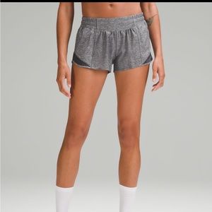 Lulu lemon hotty hot short size 6 grey
